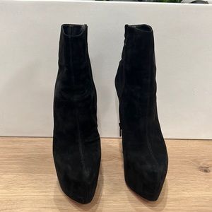 Christian Louboutin DAF BOOTY 160 Veau Velours Black 37